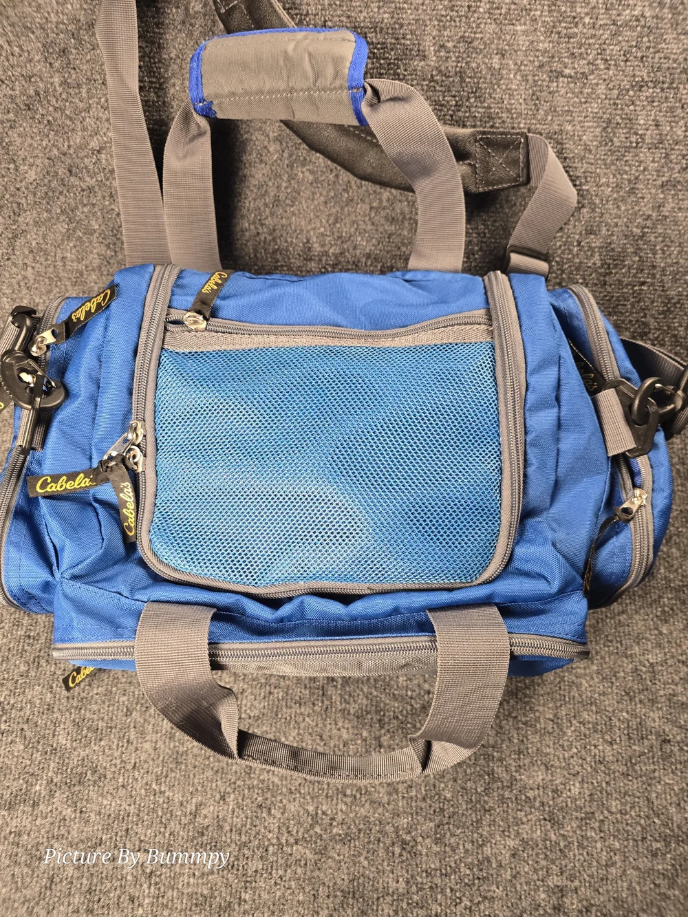 Cabela's Blue & Gray Men's Travel Duffle Bag